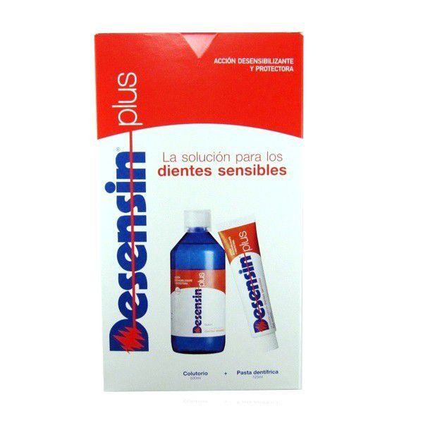 DESENSIN PLUS COLUTORIO 500 ML + PASTA 125 ML