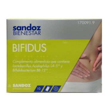 SANDOZ BIENESTAR BIFIDUS MONODOSIS  10 SOBRES
