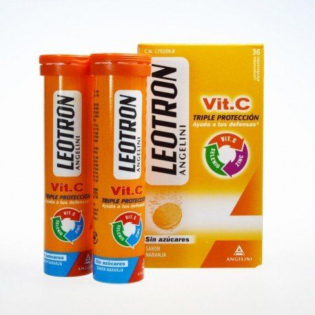 LEOTRON VIT C ANGELINI 36 COMPRIMIDOS EFERVESCENTES