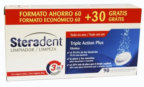 STERADENT 3X2 TRIPLE ACC 60+30