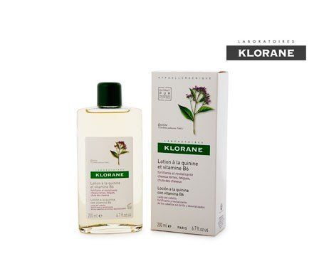 KLORANE LOCION QUININA CON VITAMINA B6  200 ML