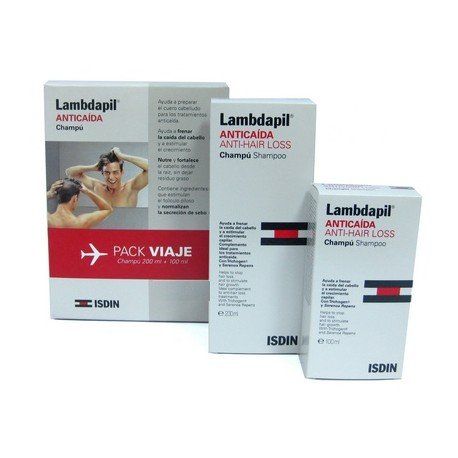 pack lambdapil anticaida champu 400 ml viaje