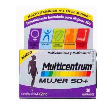 MULTICENTRUM MUJER 50+ 30 COMPRIMIDOS